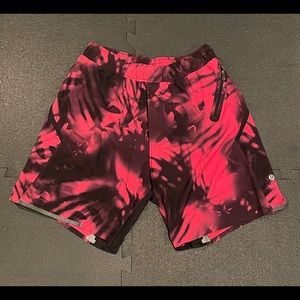 Red & Black Lululemon Men’s Shorts
